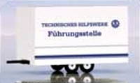 THW Modelle Tandem Anhänger Albedo