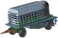 THW Modelle 2achs Anhänger Arsenal-M