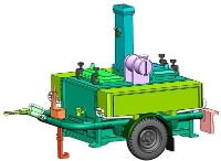 THW Modelle 1achs Feldküche Anhänger Arsenal-M