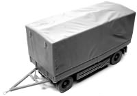 THW ModelleKässbohrer 2achs Pr/Pl Anhänger Arsenal-M