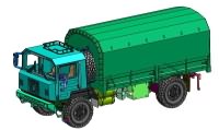 THW ModelleSaurer 6DM Pr/Pl LKW Arsenal-M