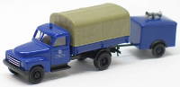THW ModelleHanomag L28 Pr/Pl LKW Münster Brekina