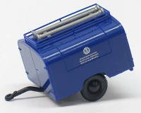 THW Modelle 1achs Kofferaufbau Anhänger Münster Brekina