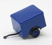 THW Modelle 1achs Kofferaufbau Anhänger Brekina