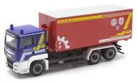 THW ModelleMAN TGS WLF Abrollcontainer Dachau Herpa