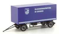 THW Modelle 2achs Kofferaufbau Anhänger Cuxhaven Herpa