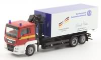 THW ModelleMAN TGS L Abrollcontainer WLF Berlin Herpa