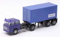 THW Modelle Containerchassi Sattelauflieger Hruska