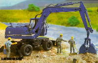 THW ModelleLiebherr A922 Mobilbagger Kibri