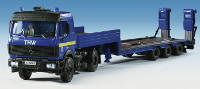 THW Modelle Tieflader Sattelauflieger Kibri