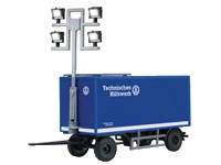 THW Modelle 2achs Notstromaggregat Anhänger Kibri