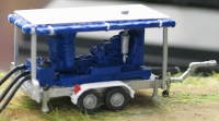 THW Modelle 2achs Schmutzwasserpumpe Anhänger MEK
