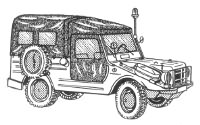 THW ModelleDKW Munga Geländewagen MEK