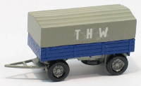 THW Modelle 2achs Pr/Pl Anhänger MZZ