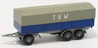 THW Modelle 3achs Pr/Pl Anhänger MZZ