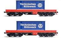 THW Modelle Eisenbahnwaggon NPE
