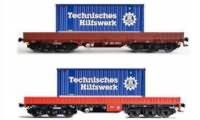 THW Modelle Eisenbahnwaggon NPE