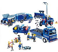 THW Modelle 2achs Kipper Anhänger Playmobil