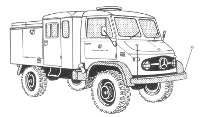 THW ModelleMercedes-Benz S 404 Unimog Siebert