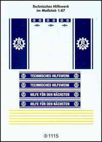 THW Modelle Decal TL