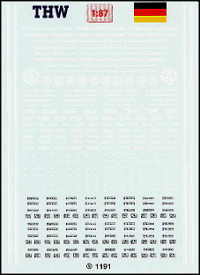 THW Modelle Decal TL