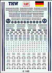 THW Modelle Decal TL