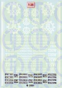 THW Modelle Decal TL