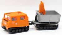 THW ModelleHägglunds BV 206 Abrollmulde Eutin Trident