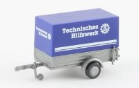THW Modelle 1achs Pr/Pl Anhänger Wiking